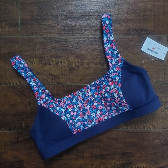 Lands' End Other - Lands' End Draper James Square Neck Bikini Top NWT Size 8